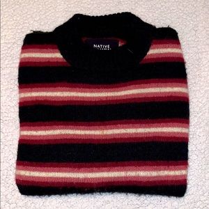 Native Youth Saknam Knit Striped Sweater